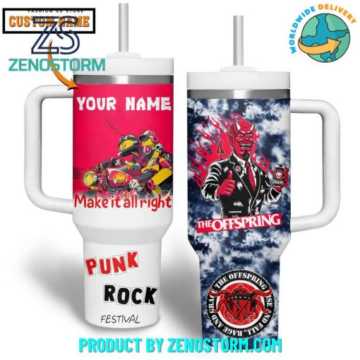 The Offspring Punk Rock Band Festival Customized Stanley Tumbler