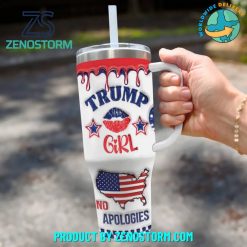 US Eliction Yes Im A Trump Girl Stanley Tumbler