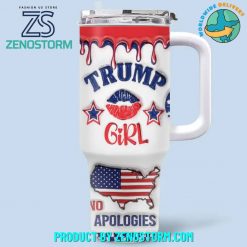 US Eliction Yes Im A Trump Girl Stanley Tumbler