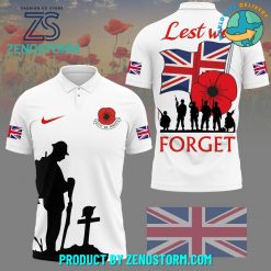 United Kingdom Lest We Forget Nike Polo Shirt