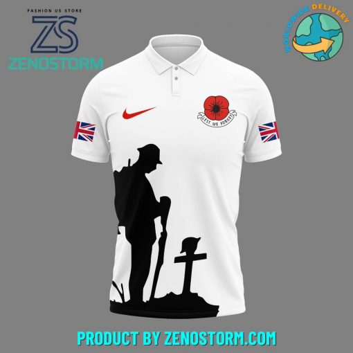 United Kingdom Lest We Forget Nike Polo Shirt