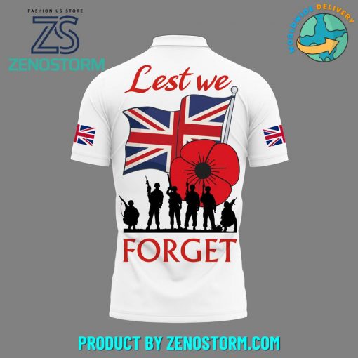 United Kingdom Lest We Forget Nike Polo Shirt