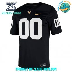 Vanderbilt Football Customized Black Football Jersey 2024