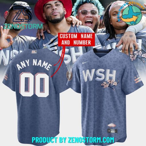 Washington Nationals MLB Custom Name Nike Baseball Jersey