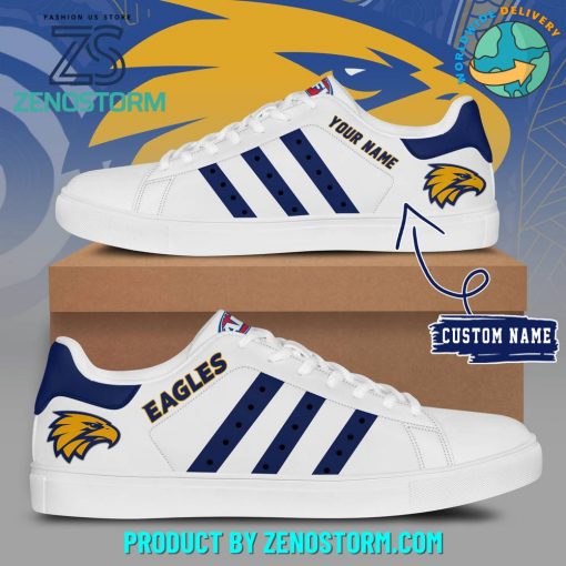 West Coast Eagles AFL Custom Name Stan Smith Shoes