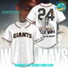 Willie Mays New York Mets For The Memories Baseball Jersey