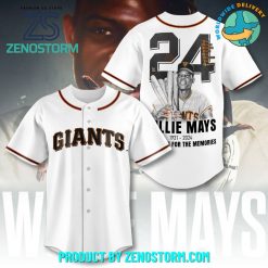 Willie Mays San Francisco Giants For The Memories Baseball Jersey