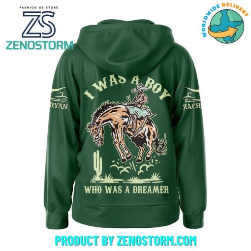 Zach Bryan I Was A Boy Zip Hoodie