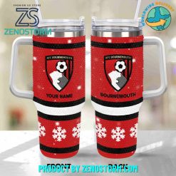 AFC Bournemouth EPL Bling Diamond Personalized Stanley Tumbler