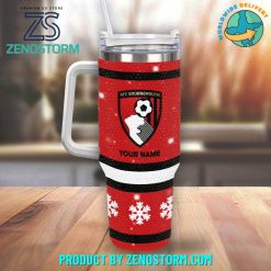 AFC Bournemouth EPL Bling Diamond Personalized Stanley Tumbler