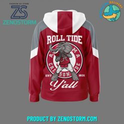 Alabama Crimson Tide NCAA Football Zip Hoodie Red