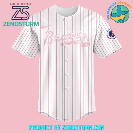 Atlanta Braves x Hello Kitty Night Baseball Jersey 2024