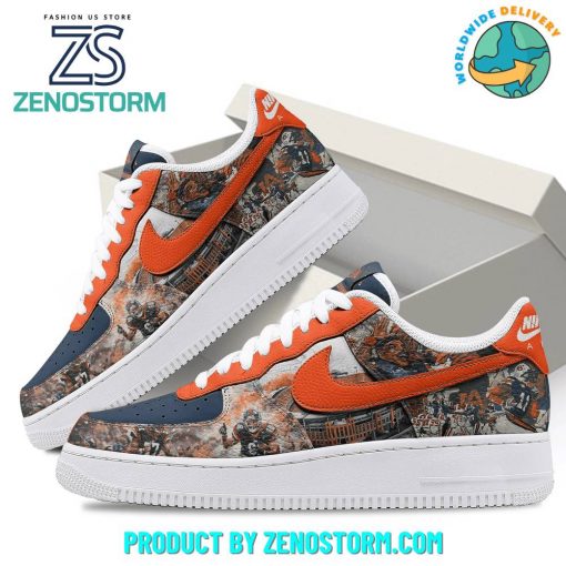 Auburn Tigers Football Customized Nike Air Force 1