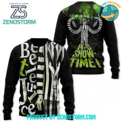 Beetlejuice Beetlejuice 2024 Its Show Time Hoodie Zip Hoodie Sweatshirt