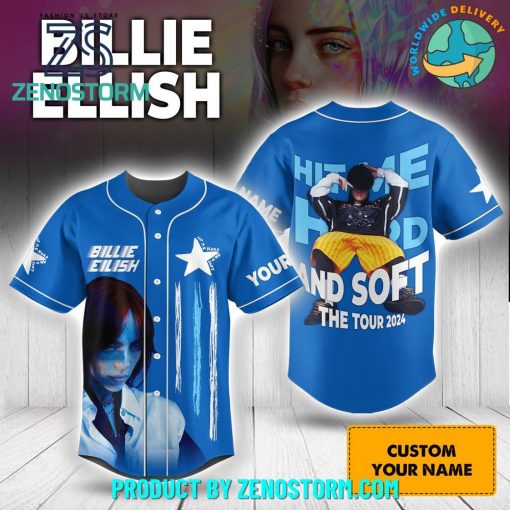 Billie Eilish The Tour 2024 Customized Baseball Jersey