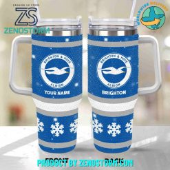 Brighton Hove Albion EPL Bling Diamond Personalized Stanley Tumbler