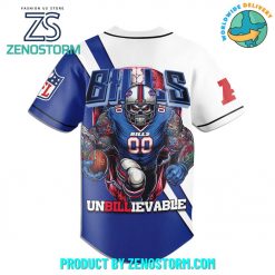 Buffalo Bills NFL Unbillievable Custom Name Baseball Jersey