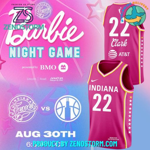 Caitlin Clark x Barbie Limited Edition Basketball Jersey