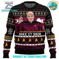 Captain Picard Star Trek Meme Ugly Christmas Sweater