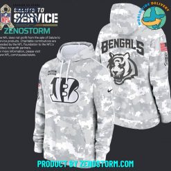 Cincinnati Bengals Arctic Camo 2024 Salute to Service Hoodie