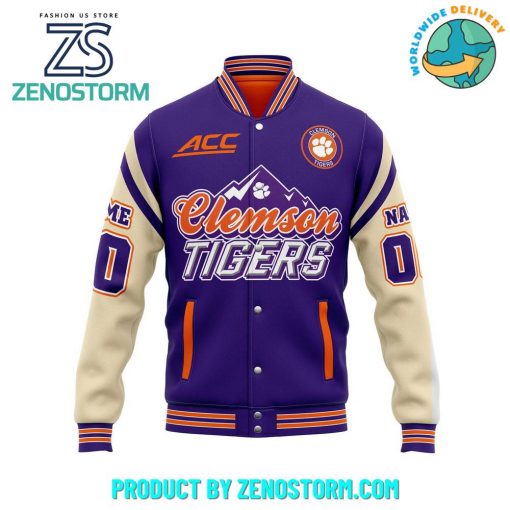 Clemson Tigers Football Customized Baseball Jacket