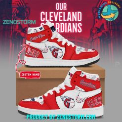 Cleveland Guardians MLB Custom Name Air Jordan 1