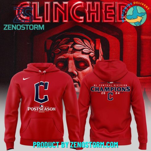 Cleveland Guardians MLB Postseason Locker Room Hoodie – Red