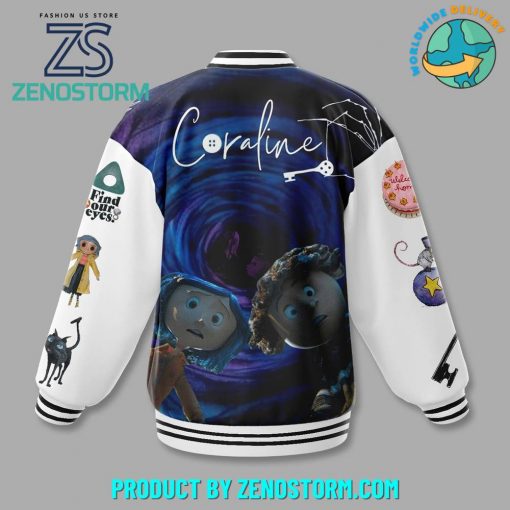 Coraline 2024 Welcome Home Baseball Jacket