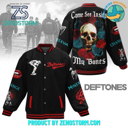 Deftones Come See Inside My Bones Baseball Jacket