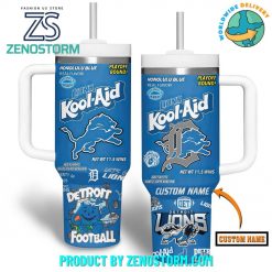 Detroit Lions KoolAid Custom Name Stanley Tumbler