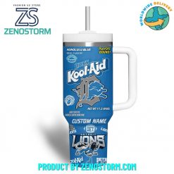 Detroit Lions KoolAid Custom Name Stanley Tumbler