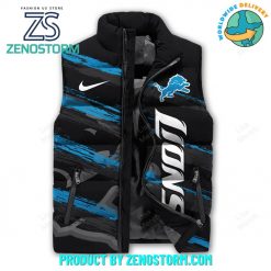 Detroit Lions NFL 2024 Sleeveless Puffer Down Vest