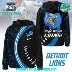 Detroit Lions NFL Here We Go Zip Hoodie