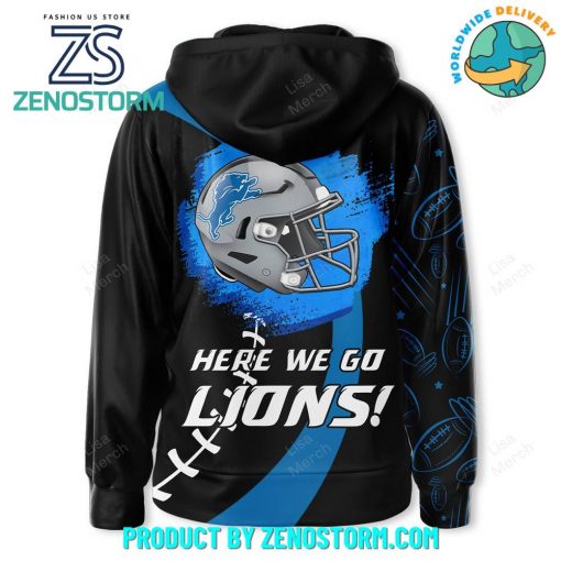 Detroit Lions NFL Here We Go Zip Hoodie