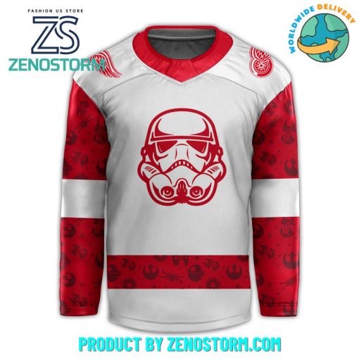 Detroit Red Wings x Star Wars Night 2024 Hockey Jersey