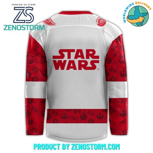 Detroit Red Wings x Star Wars Night 2024 Hockey Jersey