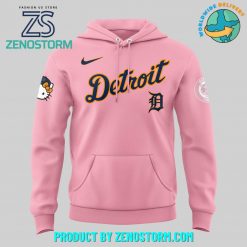 Detroit Tigers x Hello Kitty Pink Hoodie