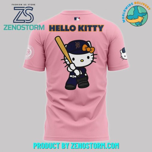 Detroit Tigers x Hello Kitty Pink Shirt