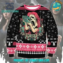 Don’t Hang Up Scream Funny Ugly Christmas Sweater