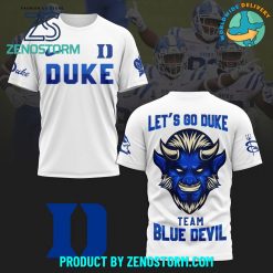 Duke Blue Devils NCAA Football White Shirt