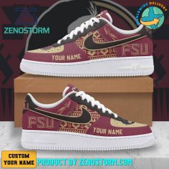 Florida State Seminoles Football Customized Nike Air Force 1