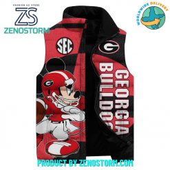 Georgia Bulldogs Football Go Dawgs Sleeveless Puffer Down Vest