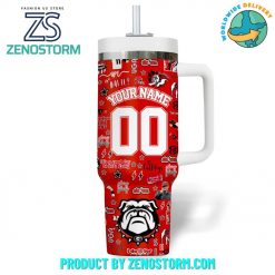 Georgia Bulldogs Football Personalized Stanley Tumbler