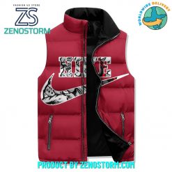 Georgia Bulldogs Football Sleeveless Puffer Down Vest