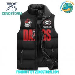 Georgia Bulldogs Gift For Fan Sleeveless Puffer Down Vest