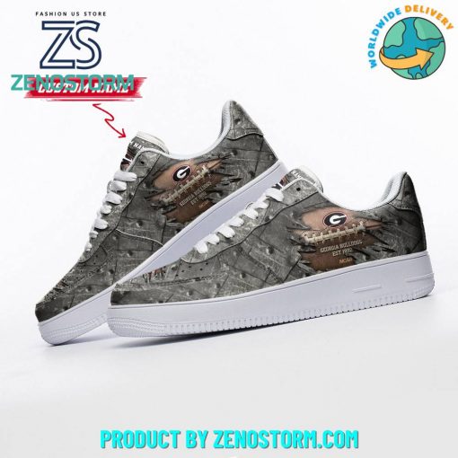 Georgia Bulldogs NCAA Football Customized Air Force 1