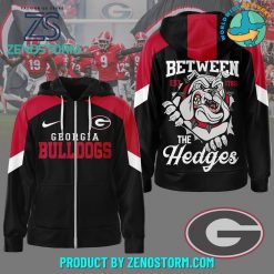 Georgia Bulldogs NCAA The Hedges Zip Hoodie Black