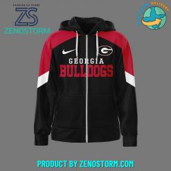 Georgia Bulldogs NCAA The Hedges Zip Hoodie Black