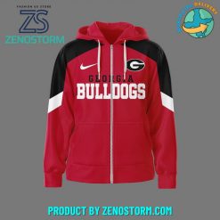 Georgia Bulldogs NCAA The Hedges Zip Hoodie – Red