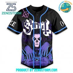 Ghost Band Say A Prayer Custom Name Baseball Jersey